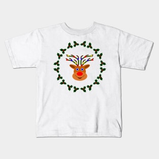 Merry Christmas Reindeer! Kids T-Shirt